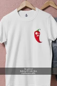 Oversize Plants Vs  Zombies Jalapeno Chili Cep Tasarımlı Unisex T-Shirt thumbnail 3