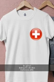 Oversize İsviçre Switzerland Cep Tasarımlı Unisex T-Shirt thumbnail 2