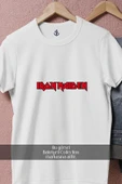 Oversize Red İron Maiden Yazısı  Tasarımlı Unisex T-Shirt thumbnail 8