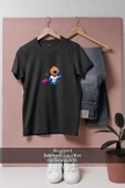 Oversize Valiz Ve Mini Dalgıç  Tasarımlı Unisex T-Shirt - 10