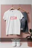 Oversize Marvel  Tasarımlı Unisex T-Shirt thumbnail 7