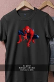 Oversize Spider-man - Örümcek Adam 7 Vektörel  Tasarımlı Unisex T-Shirt thumbnail 5