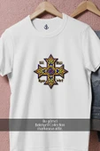 Oversize Hristiyan Haç Cross İşareti  Tasarımlı Unisex T-Shirt thumbnail 8