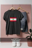 Oversize Flag Of Lebanon _ Lübnan Bayrağı  Tasarımlı Unisex T-Shirt thumbnail 10