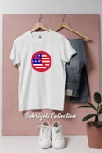 Oversize Anti Amerika  Tasarımlı Unisex T-Shirt thumbnail 9