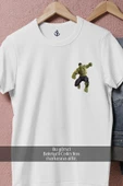 Oversize Hulk Cep Tasarımlı Unisex T-Shirt thumbnail 2