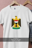Oversize Iraq War Coat Of Arms Of Iraq  Tasarımlı Unisex T-Shirt thumbnail 2