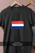 Oversize Hollanda Bayrağı  Tasarımlı Unisex T-Shirt thumbnail 5