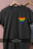 Oversize Lgbt Colors Pride Cep Tasarımlı Unisex T-Shirt thumbnail 11