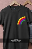 Oversize Lgbt Rainbow, Colors Cep Tasarımlı Unisex T-Shirt thumbnail 11