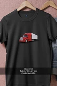 Oversize Amerikan Tır  Tasarımlı Unisex T-Shirt thumbnail 11