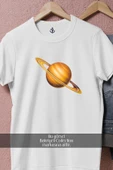 Oversize Saturn  Tasarımlı Unisex T-Shirt thumbnail 6