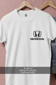 Oversize Honda Logo  Cep Tasarımlı Unisex T-Shirt thumbnail 8