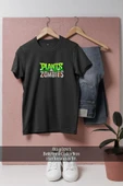 Oversize Plants Vs  Zombies Logo  Tasarımlı Unisex T-Shirt thumbnail 7