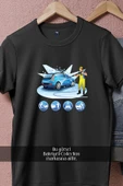 Oversize Car Wash Cartoon Illustration  Tasarımlı Unisex T-Shirt thumbnail 5
