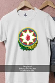 Oversize Azerbaijan Soviet Socialist Republic National Emblem  Tasarımlı Unisex T-Shirt thumbnail 8