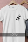 Oversize Aslan Pençesi Cep Tasarımlı Unisex T-Shirt thumbnail 8
