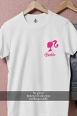 Oversize Barbi Logo Cep Tasarımlı Unisex T-Shirt thumbnail 8