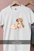 Oversize Asuna Anime Sword Art Online Character Female  Tasarımlı Unisex T-Shirt thumbnail 8