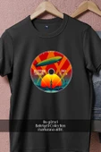 Oversize Compact Disc Led Zeppelin  Tasarımlı Unisex T-Shirt thumbnail 5