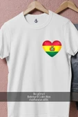 Oversize Flag Of Bolivia Cep Tasarımlı Unisex T-Shirt thumbnail 2