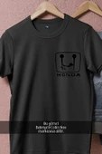 Oversize Komik Honda Logosu Cep Tasarımlı Unisex T-Shirt thumbnail 11