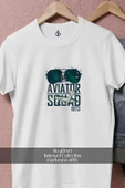 Oversize Aviator Squad 1973 Green Sunglasses1  Tasarımlı Unisex T-Shirt thumbnail 2