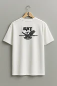 Oversize Sat - Sualtı Taaruz Komandosu Göğüs ve Sırt Tasarımlı Unisex T-Shirt thumbnail 5