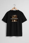Oversize Black Mirror Göğüs Tasarımlı Unisex T-Shirt thumbnail 9