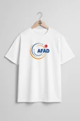 Oversize Afad Afet Koordinasyon Göğüs Tasarımlı Unisex T-Shirt thumbnail 3