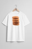 Oversize Cookie Kurabiye Göğüs Tasarımlı Unisex T-Shirt thumbnail 1