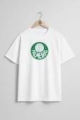 Oversize Sociedade Esportiva Palmeiras Campeonato Göğüs Tasarımlı Unisex T-Shirt thumbnail 5