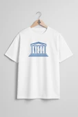 Oversize Unesco Dünya Miras Göğüs Tasarımlı Unisex T-Shirt thumbnail 1