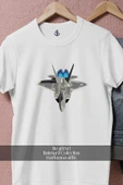 Oversize Lockheed Martin F-22 Raptor  Tasarımlı Unisex T-Shirt thumbnail 8