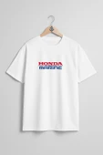 Oversize Honda Marine Göğüs ve Sırt Tasarımlı Unisex T-Shirt thumbnail 7