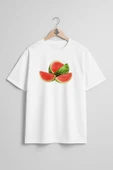 Oversize Karpuz Watermelon Göğüs Tasarımlı Unisex T-Shirt thumbnail 7