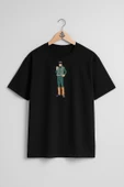 Oversize Might Guy Kakashi Hatake Naruto Uzumaki Göğüs Tasarımlı Unisex T-Shirt thumbnail 11