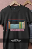 Oversize Kimya Periyodik Tablo - Cetvel  Tasarımlı Unisex T-Shirt thumbnail 5