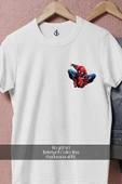 Oversize Spider-man Örümcek Adam 11 Vektörel  Cep Tasarımlı Unisex T-Shirt thumbnail 3