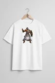 Oversize Smite Zeus Hades Göğüs Tasarımlı Unisex T-Shirt thumbnail 5
