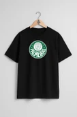 Oversize Sociedade Esportiva Palmeiras Campeonato Göğüs Tasarımlı Unisex T-Shirt thumbnail 9
