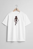 Oversize Demogorgon Eleven Dungeons Göğüs Tasarımlı Unisex T-Shirt - 7
