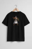 Oversize Smite Zeus Hades Göğüs Tasarımlı Unisex T-Shirt thumbnail 11