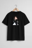 Oversize Iu South Korea K-Pop 0, Lee Ji Eun Göğüs Tasarımlı Unisex T-Shirt thumbnail 11