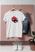 Oversize Spider-man - Örümcek Adam Vektörel  Tasarımlı Unisex T-Shirt thumbnail 1