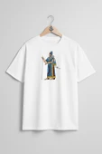Oversize Mezopotamya Asur Sümer Babylon Göğüs Tasarımlı Unisex T-Shirt thumbnail 1