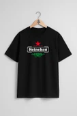 Oversize Heineken Logo, Heineken International Bee Göğüs Tasarımlı Unisex T-Shirt thumbnail 9