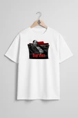 Oversize The Sopranos Logo Göğüs Tasarımlı Unisex T-Shirt thumbnail 3