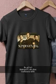Oversize Supernatural Yabancı Dizi  Tasarımlı Unisex T-Shirt thumbnail 9