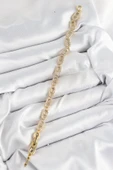 Pirinç Zirkon Taşlı Messika Model Gold Renk VIP Seri Kadın Bileklik - TJ-BB7517 thumbnail 2